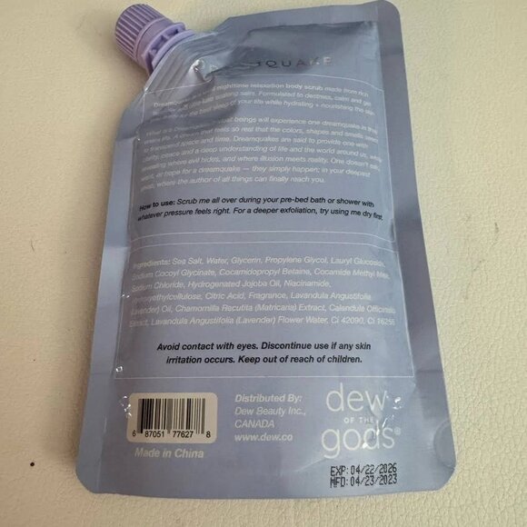 NEW Dew of the Gods Dreamquake Bodyscrub Refill - Picture 3 of 3